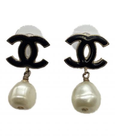 中古・古着通販】CHANEL (シャネル) ココマークフェイクパールピアス