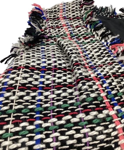 sacai（サカイ）sacai (サカイ) ツイードフリンジニットベスト マルチカラー サイズ:2の古着・服飾アイテム