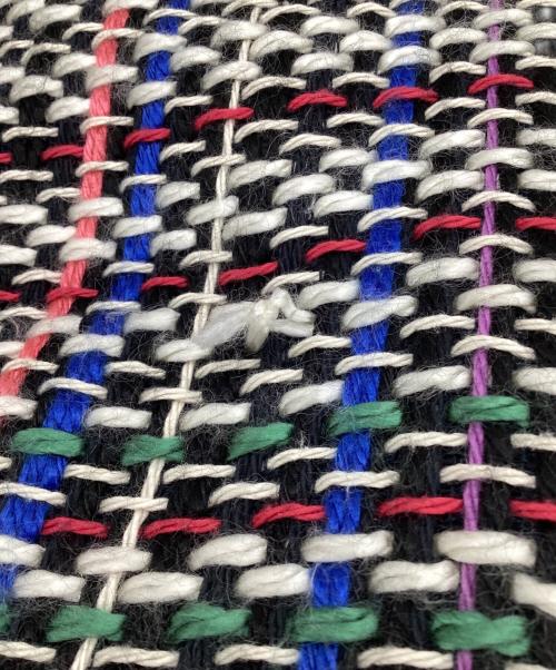 sacai（サカイ）sacai (サカイ) ツイードフリンジニットベスト マルチカラー サイズ:2の古着・服飾アイテム