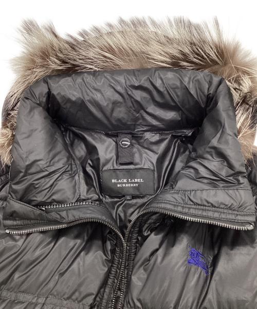 BURBERRY BLACK LABEL（バーバリーブラックレーベル）BURBERRY BLACK LABEL (バーバリーブラックレーベル) ダウンジャケット ブラック サイズ:LLの古着・服飾アイテム
