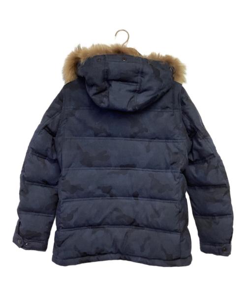 BLACK LABEL CRESTBRIDGE（ブラックレーベル クレストブリッジ）BLACK LABEL CRESTBRIDGE (ブラックレーベル クレストブリッジ) ダウンジャケット ネイビー サイズ:LLの古着・服飾アイテム