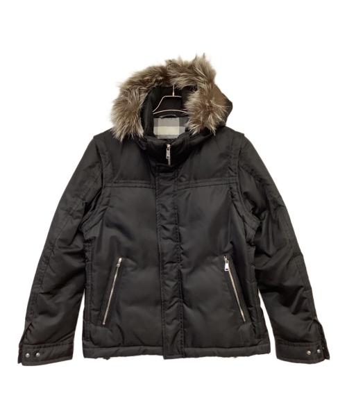 BLACK LABEL CRESTBRIDGE（ブラックレーベル クレストブリッジ）BLACK LABEL CRESTBRIDGE (ブラックレーベル クレストブリッジ) ダウンジャケット ブラック サイズ:LLの古着・服飾アイテム