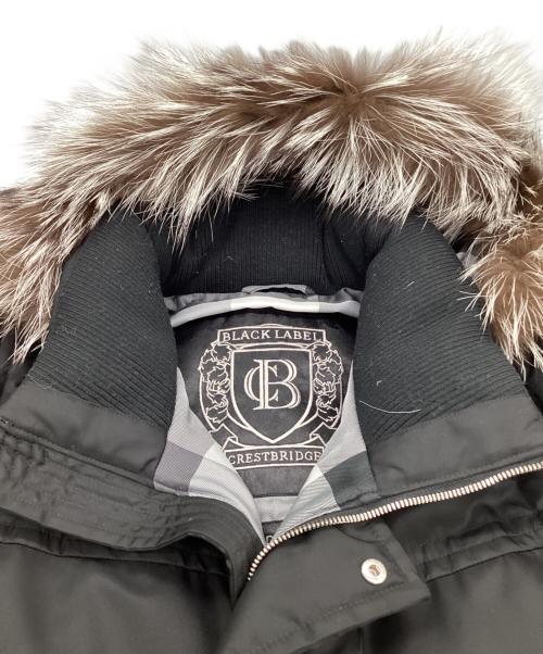BLACK LABEL CRESTBRIDGE（ブラックレーベル クレストブリッジ）BLACK LABEL CRESTBRIDGE (ブラックレーベル クレストブリッジ) ダウンジャケット ブラック サイズ:LLの古着・服飾アイテム
