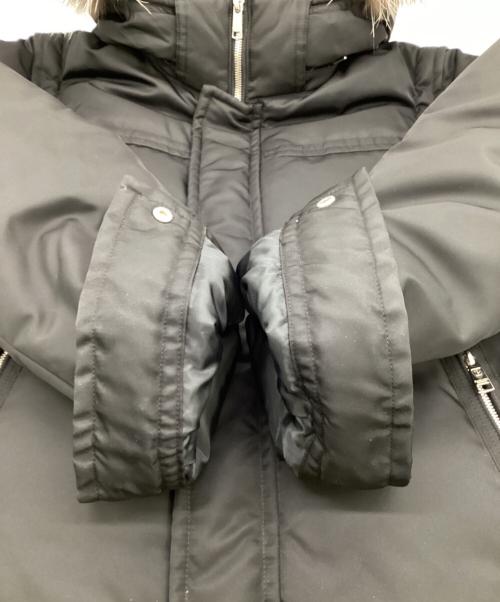 BLACK LABEL CRESTBRIDGE（ブラックレーベル クレストブリッジ）BLACK LABEL CRESTBRIDGE (ブラックレーベル クレストブリッジ) ダウンジャケット ブラック サイズ:LLの古着・服飾アイテム