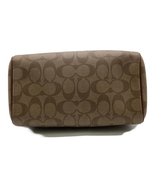 COACH（コーチ）COACH (コーチ) シグネチャー 2WAYショルダーバッグ ベージュ×ブラウンの古着・服飾アイテム
