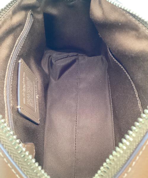 COACH（コーチ）COACH (コーチ) シグネチャー 2WAYショルダーバッグ ベージュ×ブラウンの古着・服飾アイテム