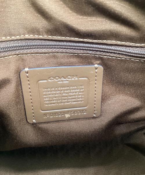 COACH（コーチ）COACH (コーチ) シグネチャー 2WAYショルダーバッグ ベージュ×ブラウンの古着・服飾アイテム