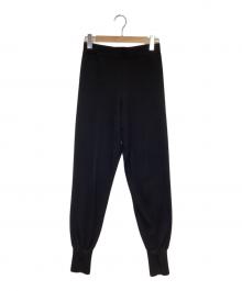LE PHIL（ル フィル）の古着「ヴィスニットパンツ」｜ブラック