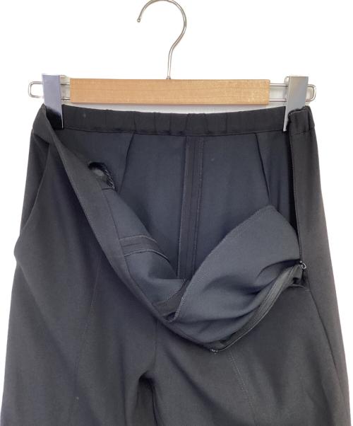 LE PHIL（ル フィル）LE PHIL (ル フィル) 2WAYツイルフロントスリットパンツ ブラックの古着・服飾アイテム