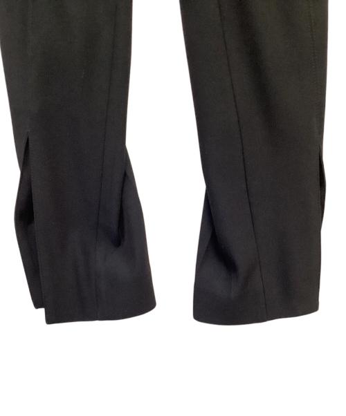 LE PHIL（ル フィル）LE PHIL (ル フィル) 2WAYツイルフロントスリットパンツ ブラックの古着・服飾アイテム