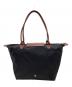 LONGCHAMP (ロンシャン) ルプリアージュ トートバッグ ブラック：9000円