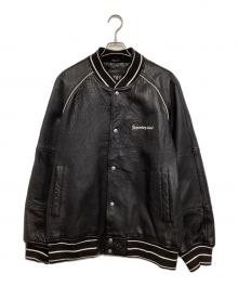 ZARA（ザラ）の古着「レザースタジャン」｜ブラック