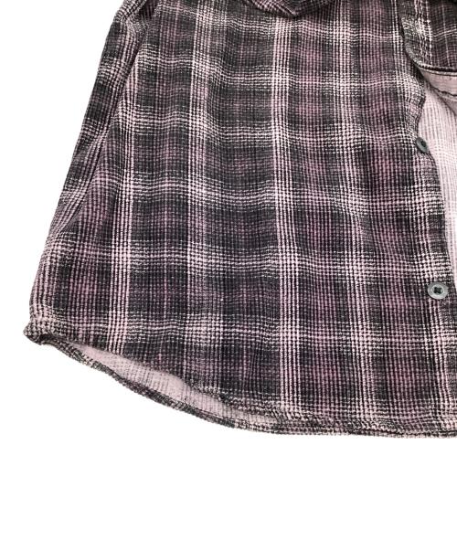 Carhartt WIP（カーハート ワーク イン プログレス）Carhartt WIP (カーハート ワーク イン プログレス) コーデュロイシャツ ブラック×パープル サイズ:XXLの古着・服飾アイテム