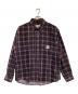 Carhartt WIP（カーハート ワーク イン プログレス）の古着「コーデュロイシャツ」｜ブラック×パープル