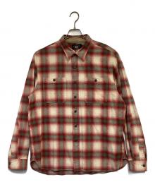 RRL（ダブルアールエル）の古着「オンブレチェックシャツ」｜レッド