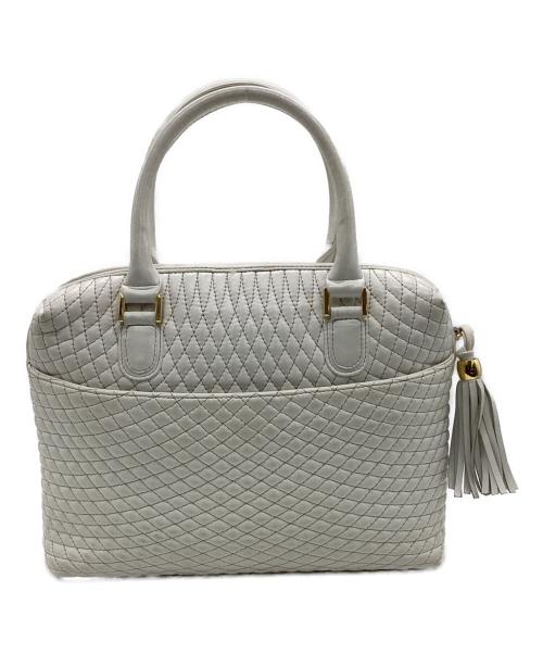 BALLY（バリー）BALLY (バリー) ハンドバッグ ホワイトの古着・服飾アイテム