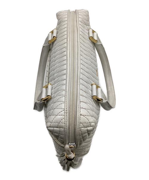 BALLY（バリー）BALLY (バリー) ハンドバッグ ホワイトの古着・服飾アイテム