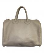 YOUNG & OLSEN The DRYGOODS STOREヤングアンドオルセン ザ ドライグッズストア）の古着「EMBOSSED LEATHER BOSTON S（エンボスレザーボストンS)」｜グレー