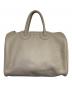 YOUNG & OLSEN The DRYGOODS STORE（ヤングアンドオルセン ザ ドライグッズストア）の古着「EMBOSSED LEATHER BOSTON S（エンボスレザーボストンS)」｜グレー