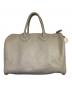 YOUNG & OLSEN The DRYGOODS STORE (ヤングアンドオルセン ザ ドライグッズストア) EMBOSSED LEATHER BOSTON S（エンボスレザーボストンS) グレー：8000円