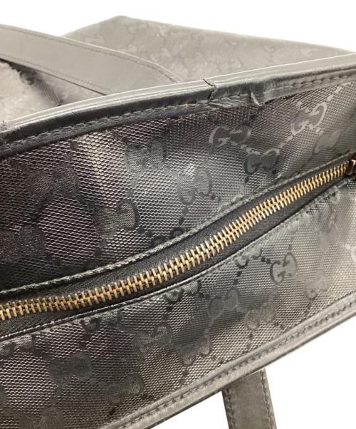 GUCCI（グッチ）GUCCI (グッチ) GGインプリメ トートバッグ ブラックの古着・服飾アイテム