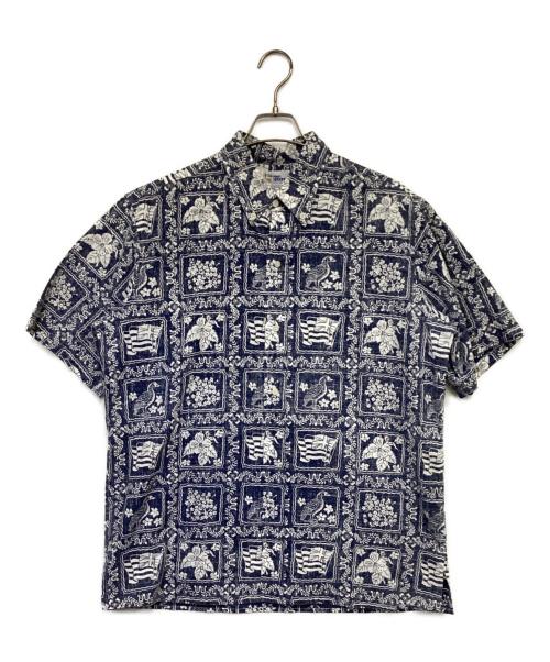 reyn spooner（レイン スプナー）reyn spooner (レイン スプナー) ラハイナセーラー アロハシャツ ネイビー サイズ:Lの古着・服飾アイテム