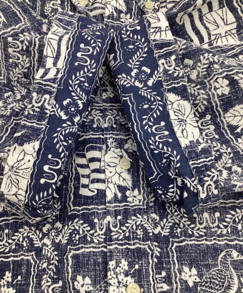 reyn spooner（レイン スプナー）reyn spooner (レイン スプナー) ラハイナセーラー アロハシャツ ネイビー サイズ:Lの古着・服飾アイテム