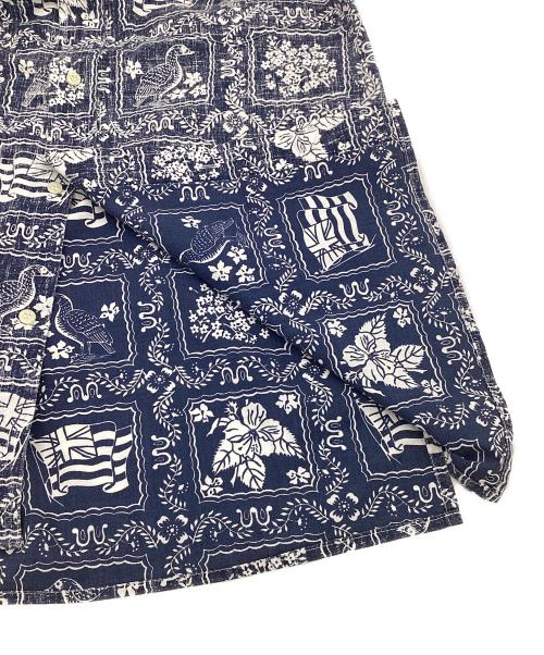 reyn spooner（レイン スプナー）reyn spooner (レイン スプナー) ラハイナセーラー アロハシャツ ネイビー サイズ:Lの古着・服飾アイテム