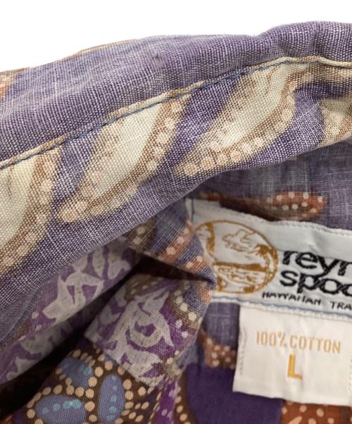 reyn spooner（レイン スプナー）reyn spooner (レイン スプナー) プルオーバー アロハシャツ パープル サイズ:Lの古着・服飾アイテム