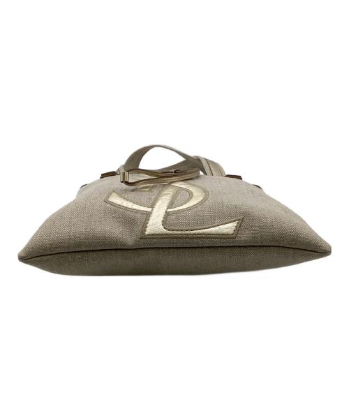 Yves Saint Laurent（イヴサンローラン）Yves Saint Laurent (イヴサンローラン) カハラ ミニトートバッグ ベージュの古着・服飾アイテム