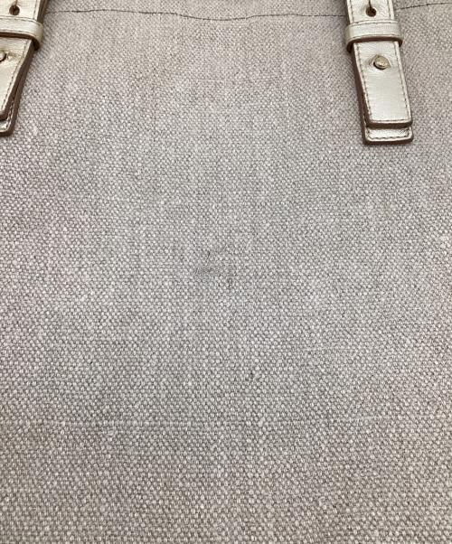 Yves Saint Laurent（イヴサンローラン）Yves Saint Laurent (イヴサンローラン) カハラ ミニトートバッグ ベージュの古着・服飾アイテム