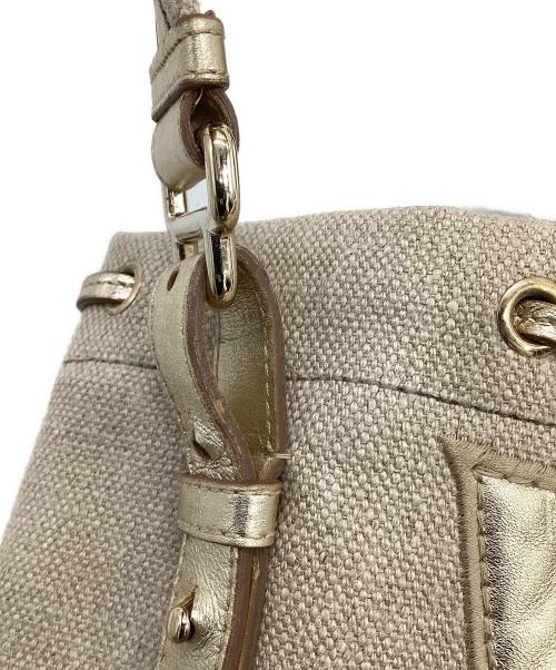 Yves Saint Laurent（イヴサンローラン）Yves Saint Laurent (イヴサンローラン) カハラ ミニトートバッグ ベージュの古着・服飾アイテム