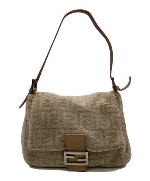 FENDI（フェンディ）FENDI (フェンディ) マンマバケット ズッカ ショルダーバッグ アイボリーの古着・服飾アイテム