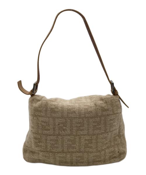 FENDI（フェンディ）FENDI (フェンディ) マンマバケット ズッカ ショルダーバッグ アイボリーの古着・服飾アイテム