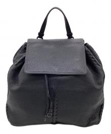 BOTTEGA VENETA（ボッテガベネタ）の古着「チェルボ バックパック」｜ブラック
