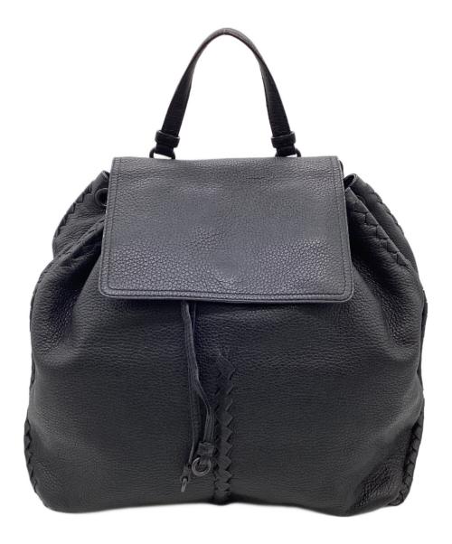 BOTTEGA VENETA（ボッテガベネタ）BOTTEGA VENETA (ボッテガベネタ) チェルボ バックパック ブラックの古着・服飾アイテム