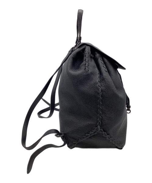 BOTTEGA VENETA（ボッテガベネタ）BOTTEGA VENETA (ボッテガベネタ) チェルボ バックパック ブラックの古着・服飾アイテム