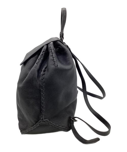 BOTTEGA VENETA（ボッテガベネタ）BOTTEGA VENETA (ボッテガベネタ) チェルボ バックパック ブラックの古着・服飾アイテム