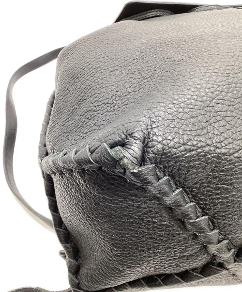 BOTTEGA VENETA（ボッテガベネタ）BOTTEGA VENETA (ボッテガベネタ) チェルボ バックパック ブラックの古着・服飾アイテム