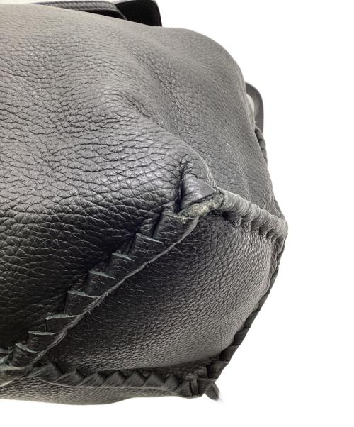 BOTTEGA VENETA（ボッテガベネタ）BOTTEGA VENETA (ボッテガベネタ) チェルボ バックパック ブラックの古着・服飾アイテム