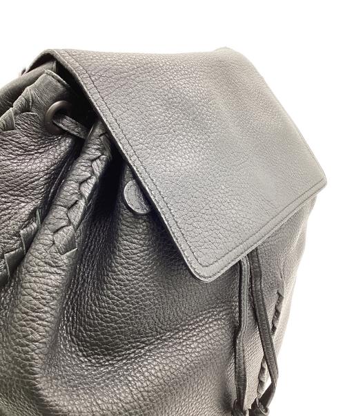 BOTTEGA VENETA（ボッテガベネタ）BOTTEGA VENETA (ボッテガベネタ) チェルボ バックパック ブラックの古着・服飾アイテム