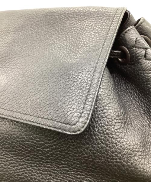 BOTTEGA VENETA（ボッテガベネタ）BOTTEGA VENETA (ボッテガベネタ) チェルボ バックパック ブラックの古着・服飾アイテム