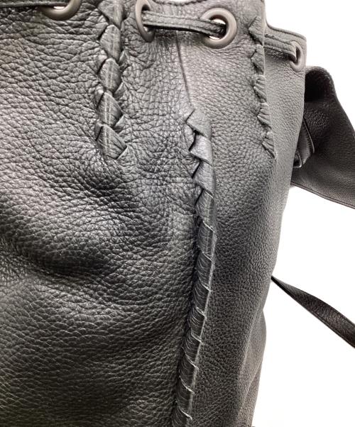 BOTTEGA VENETA（ボッテガベネタ）BOTTEGA VENETA (ボッテガベネタ) チェルボ バックパック ブラックの古着・服飾アイテム