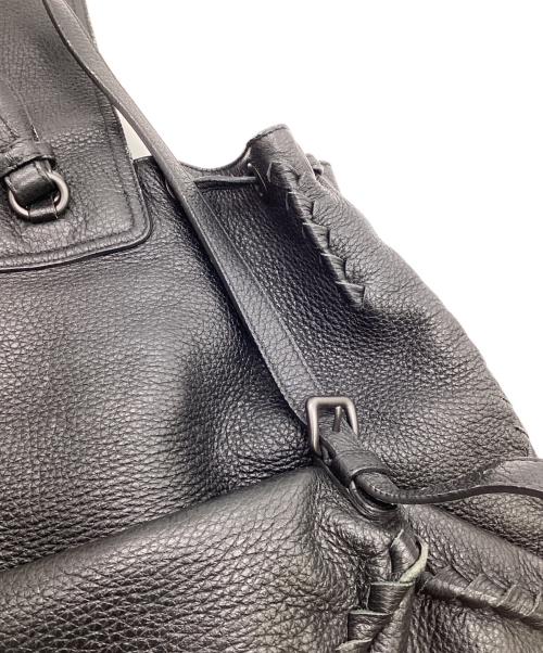BOTTEGA VENETA（ボッテガベネタ）BOTTEGA VENETA (ボッテガベネタ) チェルボ バックパック ブラックの古着・服飾アイテム