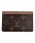 LOUIS VUITTON (ルイ ヴィトン) モノグラム ポルトカルトサーンプル 名刺入れ：15000円