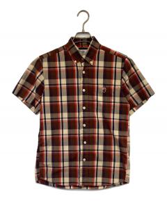 A BATHING APE チェックシャツ 半袖 ブラウン M未使用品タグ付き 中古・古着通販】A BATHING APE (アベイシングエイプ) 伊勢丹チェック