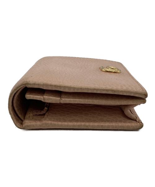 GUCCI（グッチ）GUCCI (グッチ) ダブルG 2つ折り財布 ピンクの古着・服飾アイテム