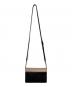 Kate Spade (ケイトスペード) ステイシー カラーブロック スモール フラップ クロスボディ ベージュ×ブラック：6000円