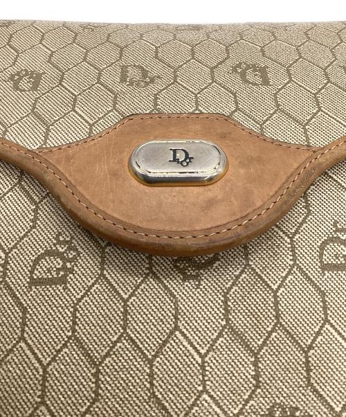 Christian Dior（クリスチャン ディオール）Christian Dior (クリスチャン ディオール) ハニカム ショルダーバッグ ベージュの古着・服飾アイテム
