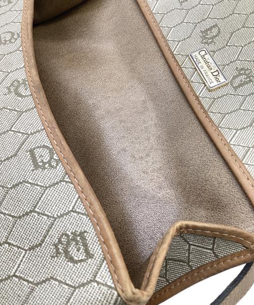 Christian Dior（クリスチャン ディオール）Christian Dior (クリスチャン ディオール) ハニカム ショルダーバッグ ベージュの古着・服飾アイテム